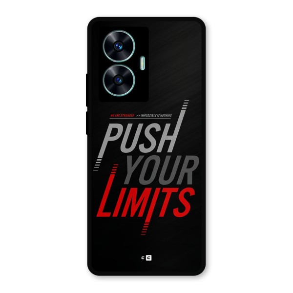 Push Your Limits Metal Back Case for Realme C55