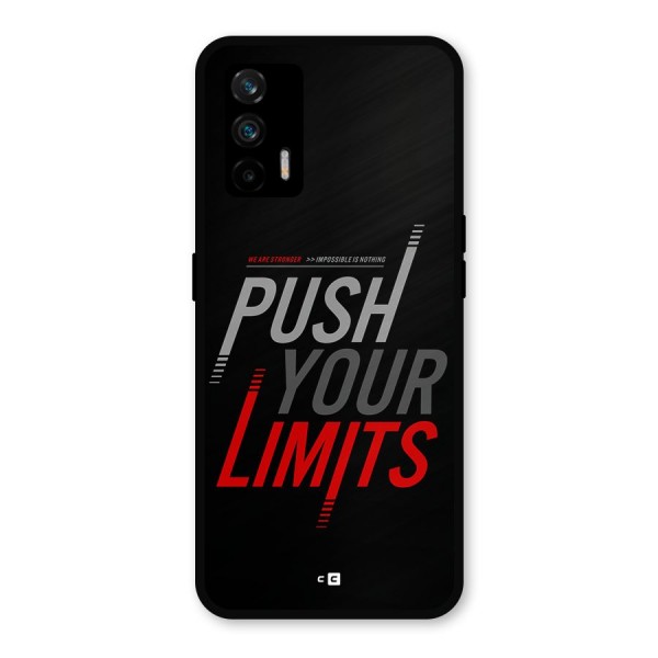 Push Your Limits Metal Back Case for Realme GT 5G