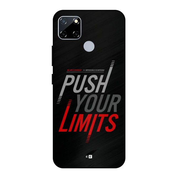 Push Your Limits Metal Back Case for Realme Narzo 20