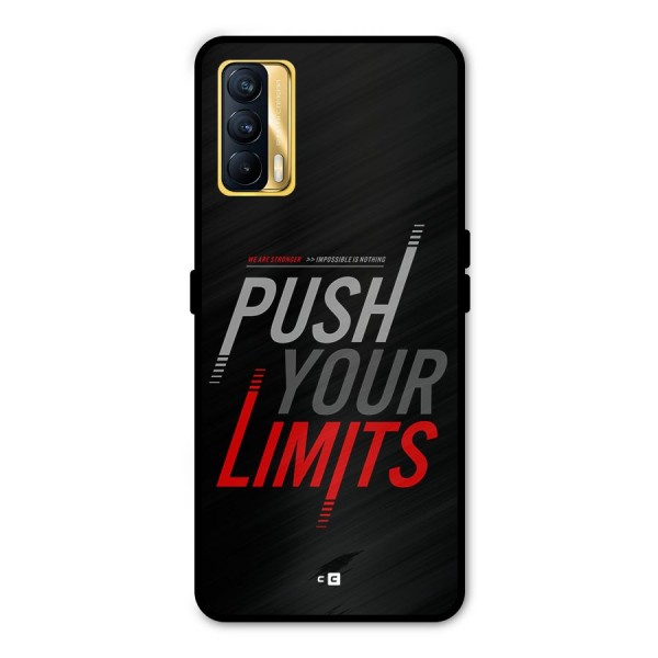 Push Your Limits Metal Back Case for Realme X7