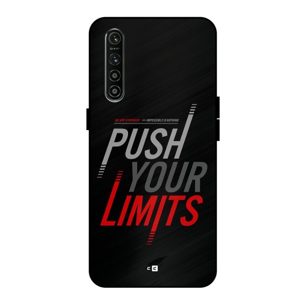 Push Your Limits Metal Back Case for Realme XT