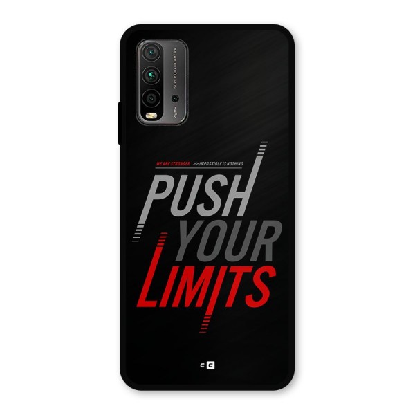 Push Your Limits Metal Back Case for Redmi 9 Power