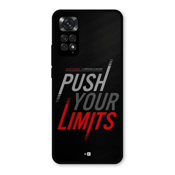 Push Your Limits Metal Back Case for Redmi Note 11