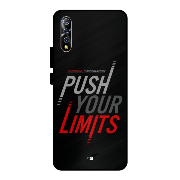 Push Your Limits Metal Back Case for Vivo S1