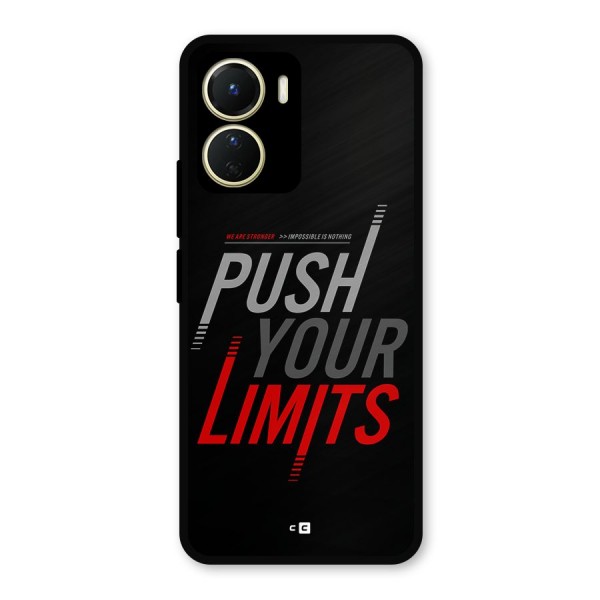 Push Your Limits Metal Back Case for Vivo T2x