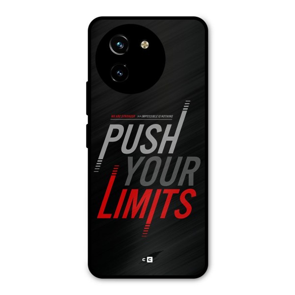 Push Your Limits Metal Back Case for Vivo T3x