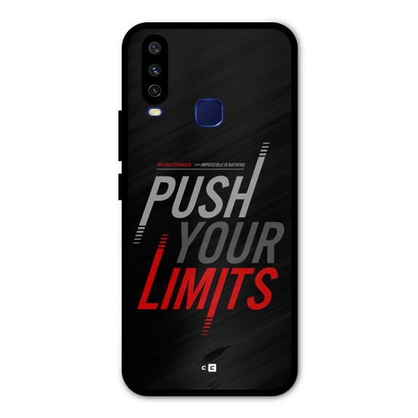 Push Your Limits Metal Back Case for Vivo U10