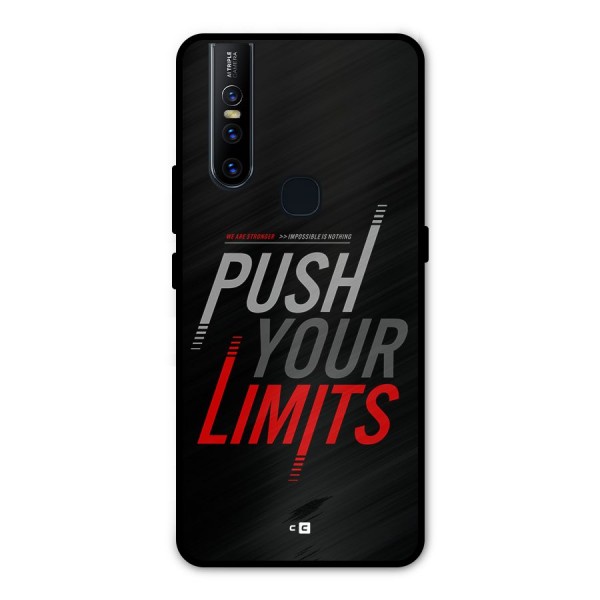 Push Your Limits Metal Back Case for Vivo V15