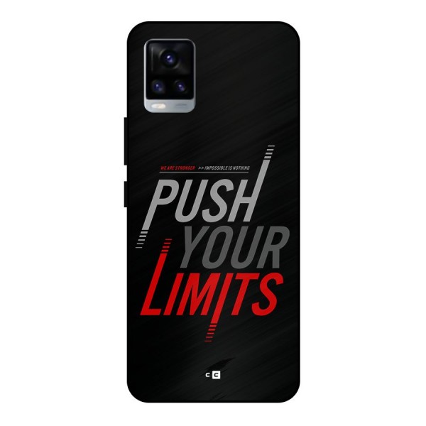 Push Your Limits Metal Back Case for Vivo V20