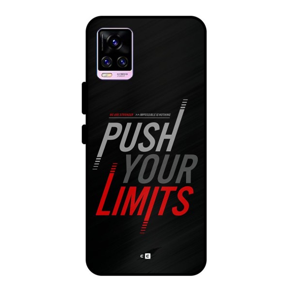 Push Your Limits Metal Back Case for Vivo V20 Pro