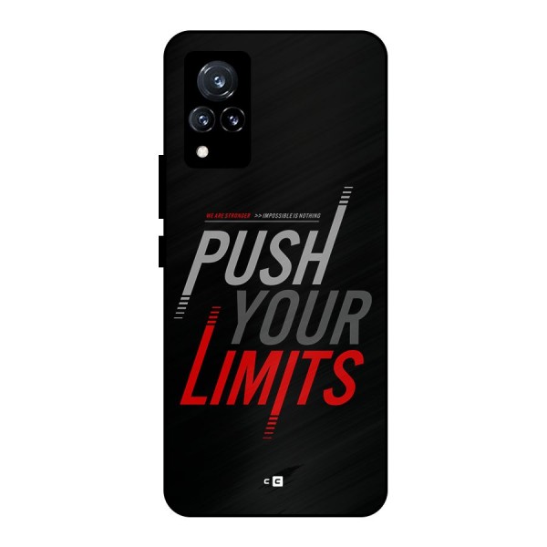 Push Your Limits Metal Back Case for Vivo V21 5G