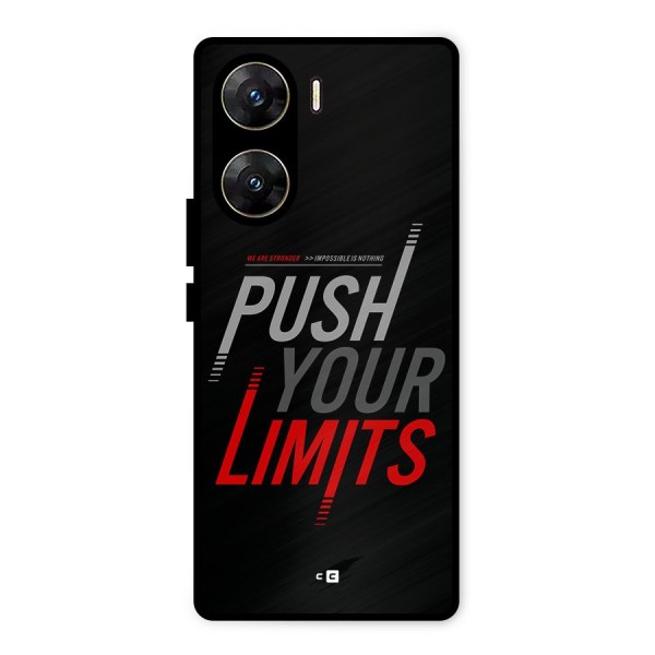 Push Your Limits Metal Back Case for Vivo V29e