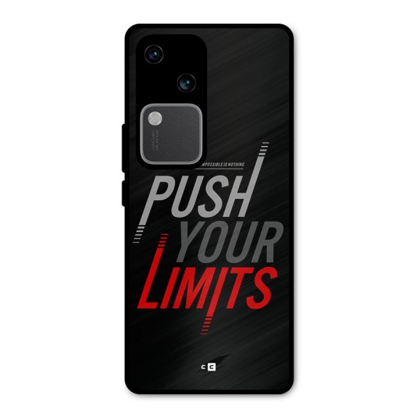 Push Your Limits Metal Back Case for Vivo V30