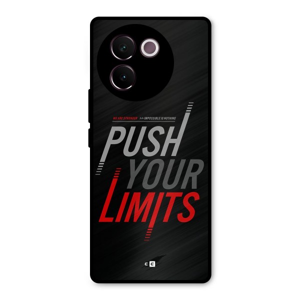 Push Your Limits Metal Back Case for Vivo V30e