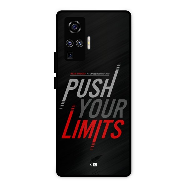 Push Your Limits Metal Back Case for Vivo X50 Pro