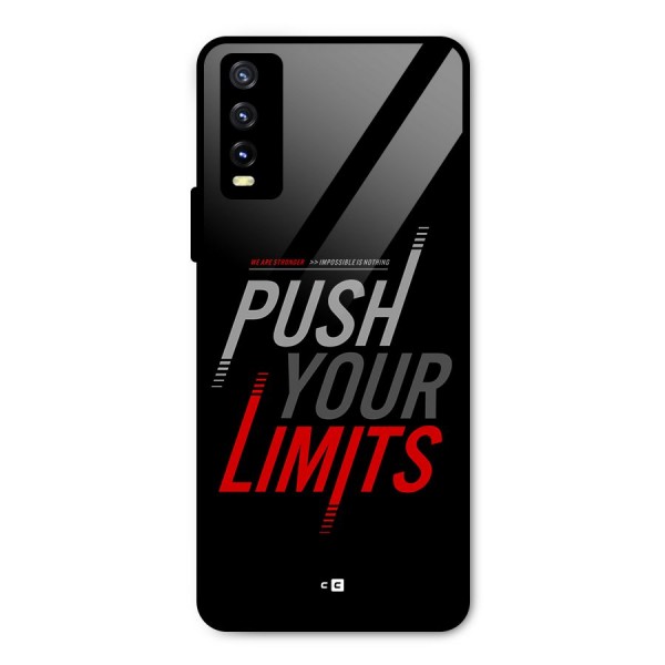 Push Your Limits Metal Back Case for Vivo Y20 2021