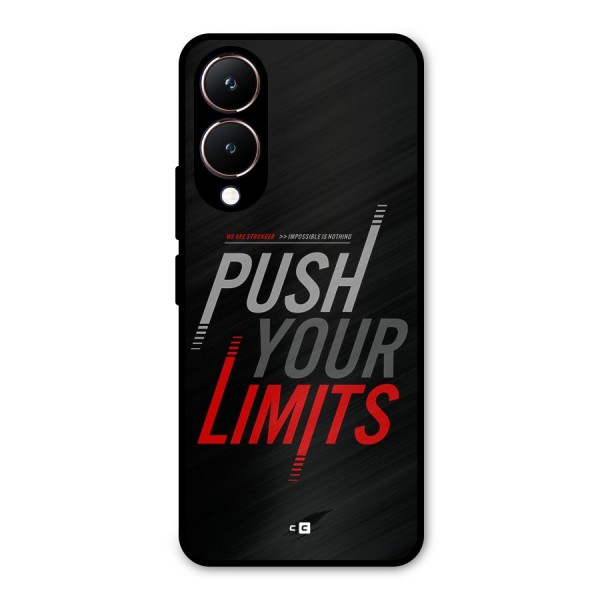 Push Your Limits Metal Back Case for Vivo Y28