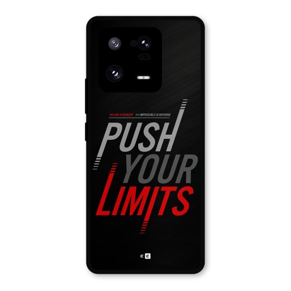 Push Your Limits Metal Back Case for Xiaomi 13 Pro