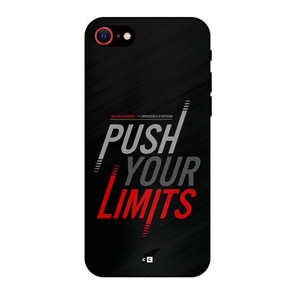 Push Your Limits Metal Back Case for iPhone 7