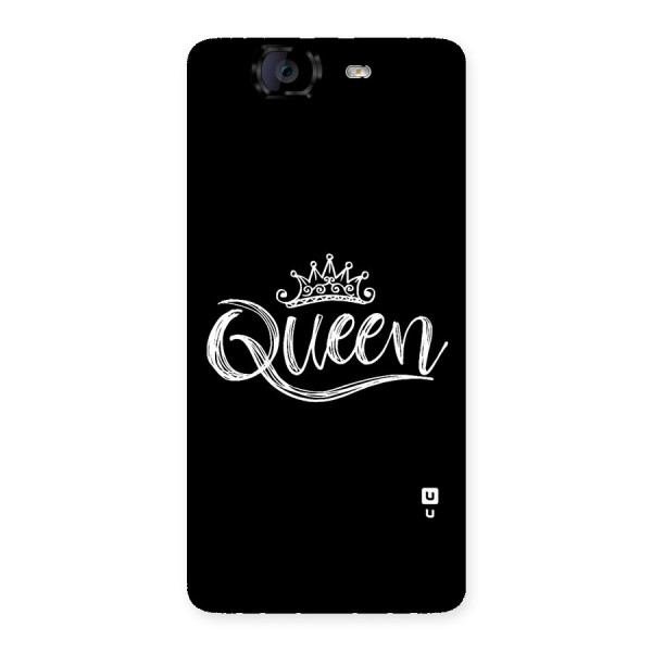 Queen Crown Back Case for Canvas Knight A350