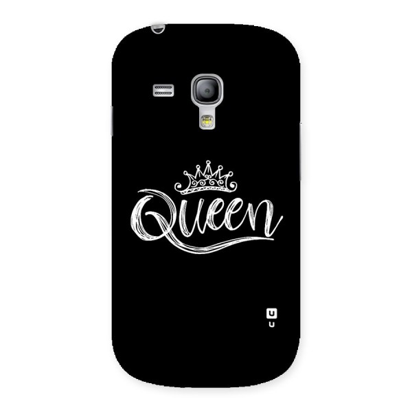 Queen Crown Back Case for Galaxy S3 Mini