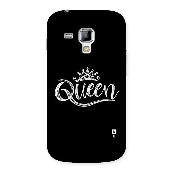 Queen Crown Back Case for Galaxy S Duos