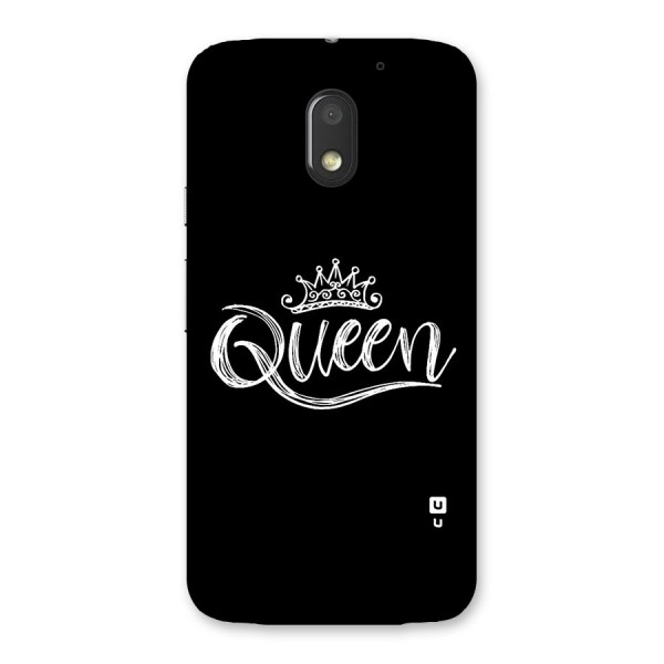 Queen Crown Back Case for Moto E3 Power