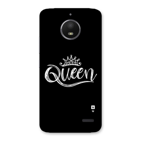 Queen Crown Back Case for Moto E4