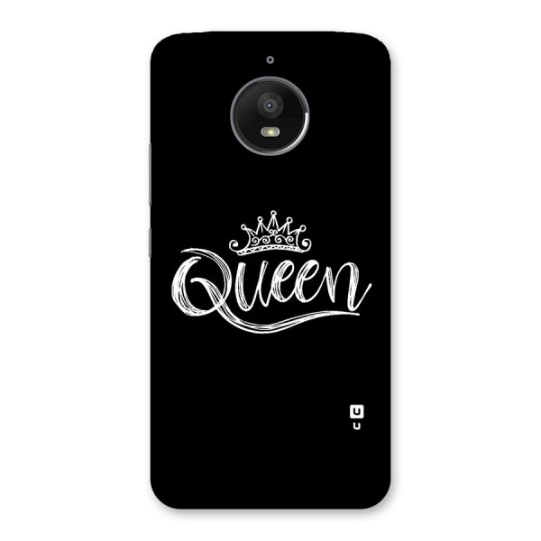 Queen Crown Back Case for Moto E4 Plus