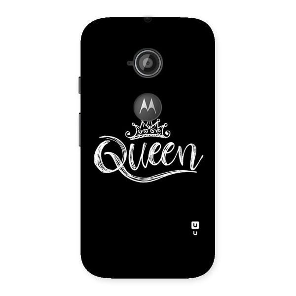 Queen Crown Back Case for Moto E 2nd Gen