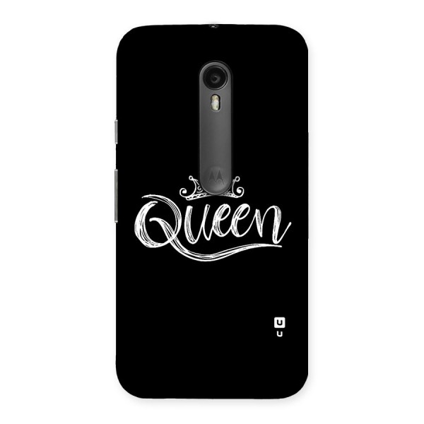 Queen Crown Back Case for Moto G3