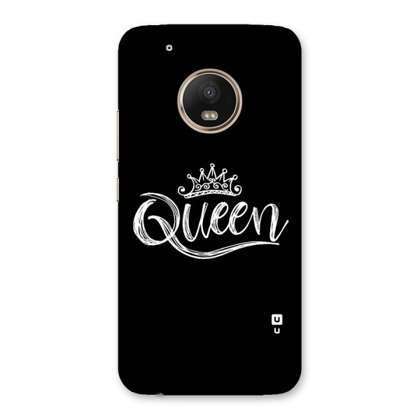 Queen Crown Back Case for Moto G5 Plus