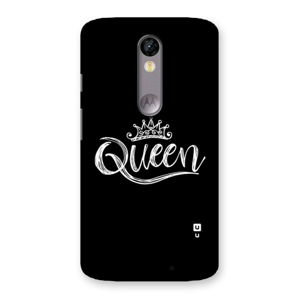 Queen Crown Back Case for Moto X Force