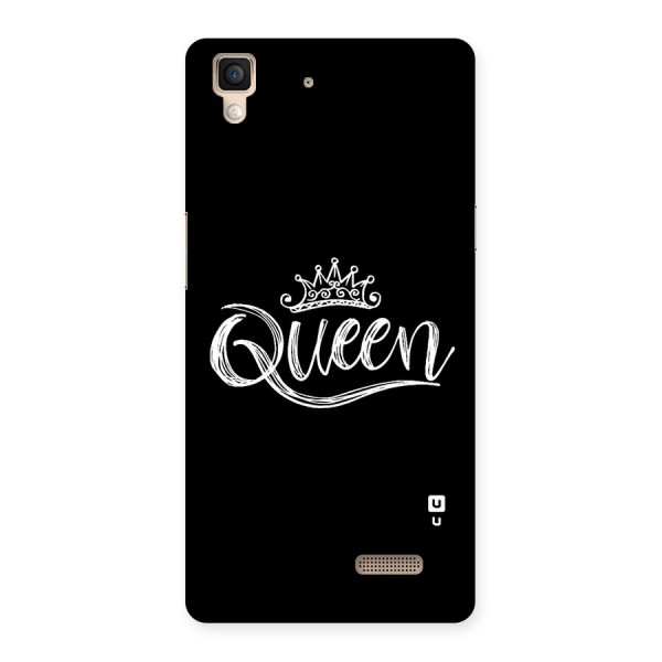 Queen Crown Back Case for Oppo R7