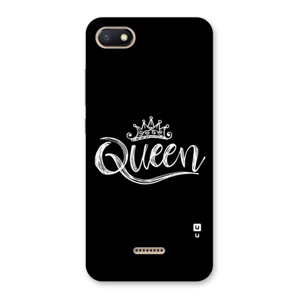 Queen Crown Back Case for Redmi 6A