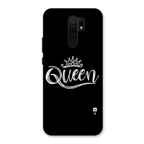 Queen Crown Back Case for Redmi 9 Prime