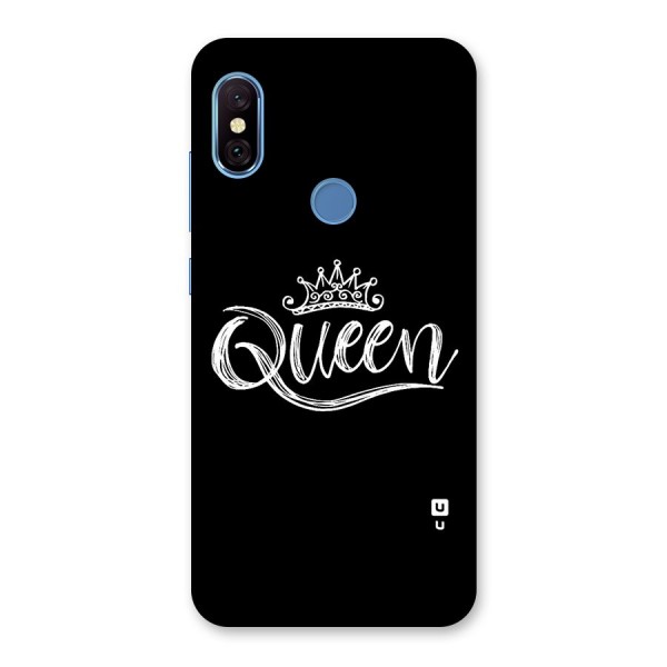 Queen Crown Back Case for Redmi Note 6 Pro