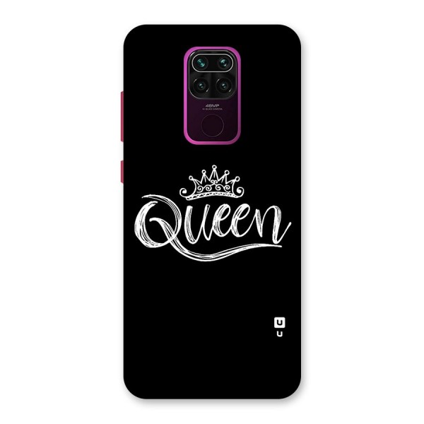 Queen Crown Back Case for Redmi Note 9