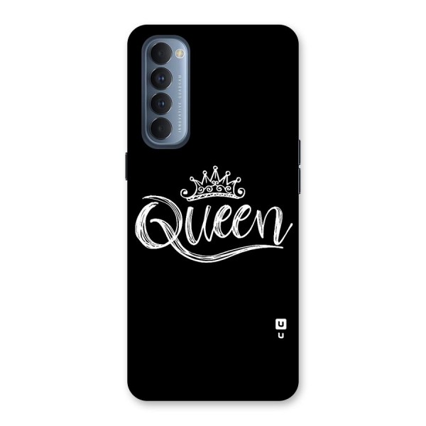 Queen Crown Back Case for Reno4 Pro