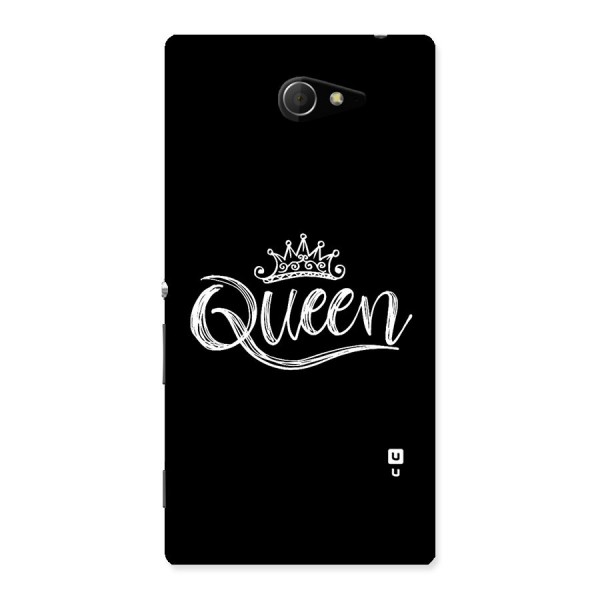 Queen Crown Back Case for Sony Xperia M2