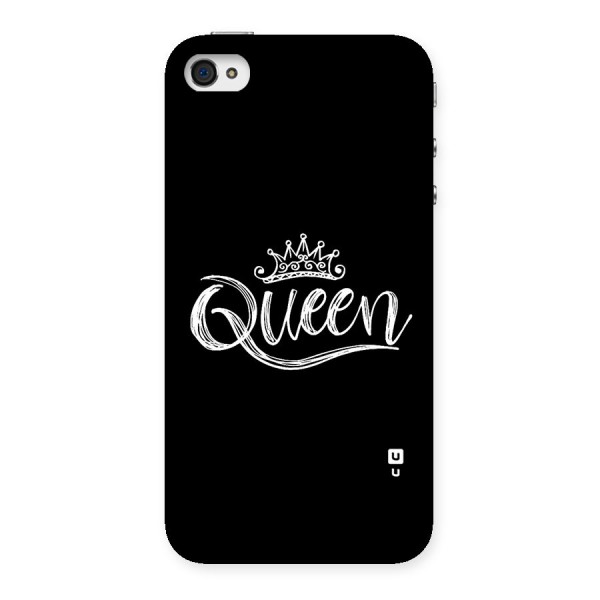 Queen Crown Back Case for iPhone 4 4s