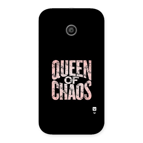 Queen of Chaos Back Case for Moto E