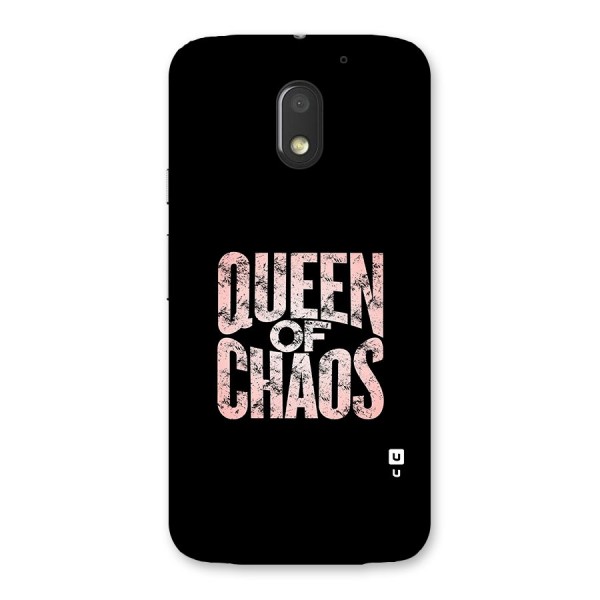 Queen of Chaos Back Case for Moto E3 Power