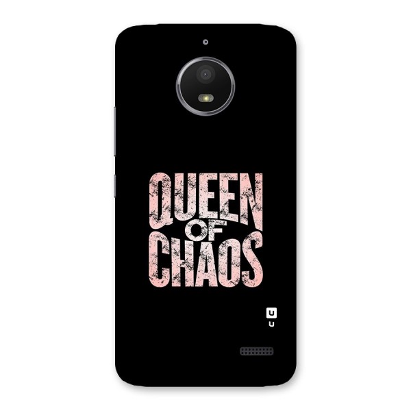 Queen of Chaos Back Case for Moto E4