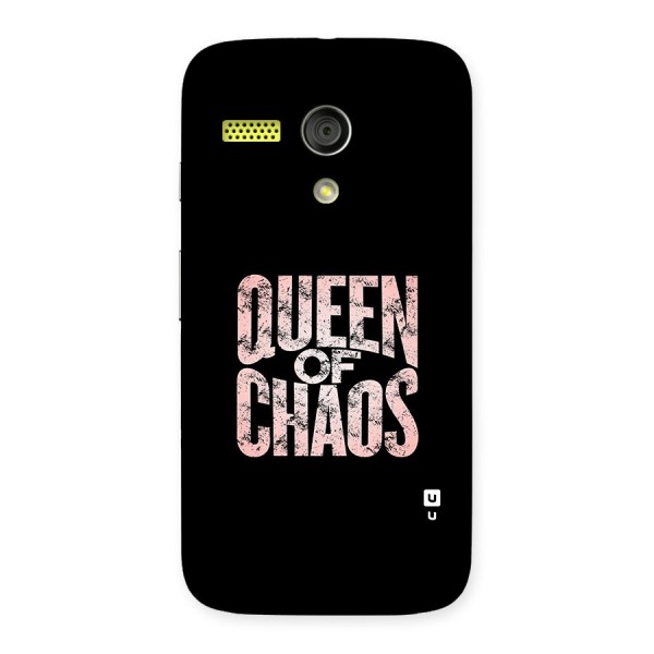 Queen of Chaos Back Case for Moto G