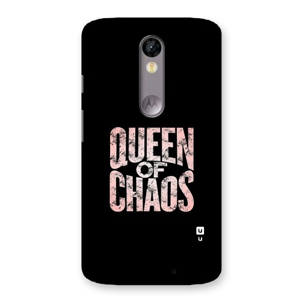 Queen of Chaos Back Case for Moto X Force