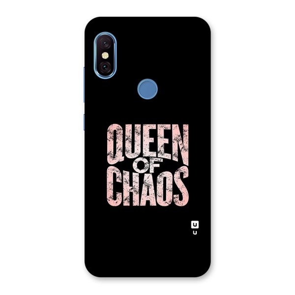 Queen of Chaos Back Case for Redmi Note 6 Pro