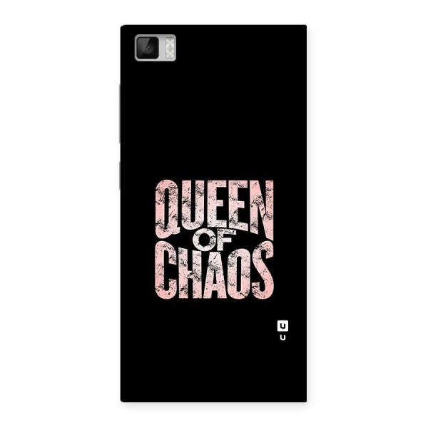 Queen of Chaos Back Case for Xiaomi Mi3