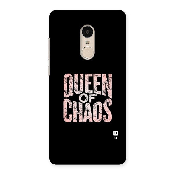 Queen of Chaos Back Case for Xiaomi Redmi Note 4