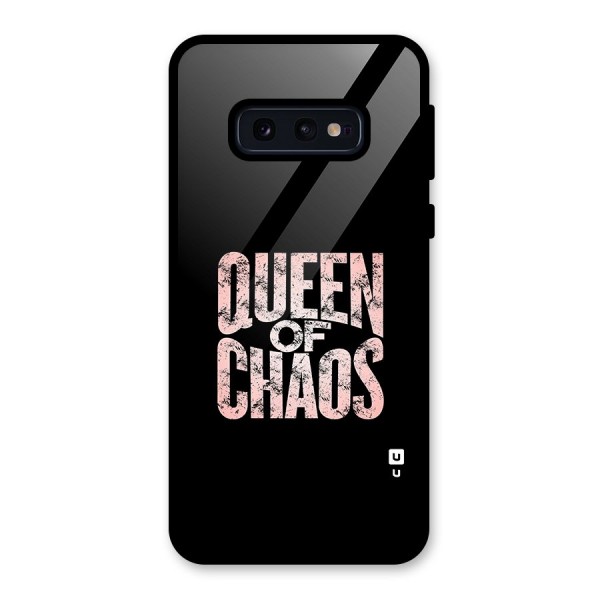 Queen of Chaos Glass Back Case for Galaxy S10e